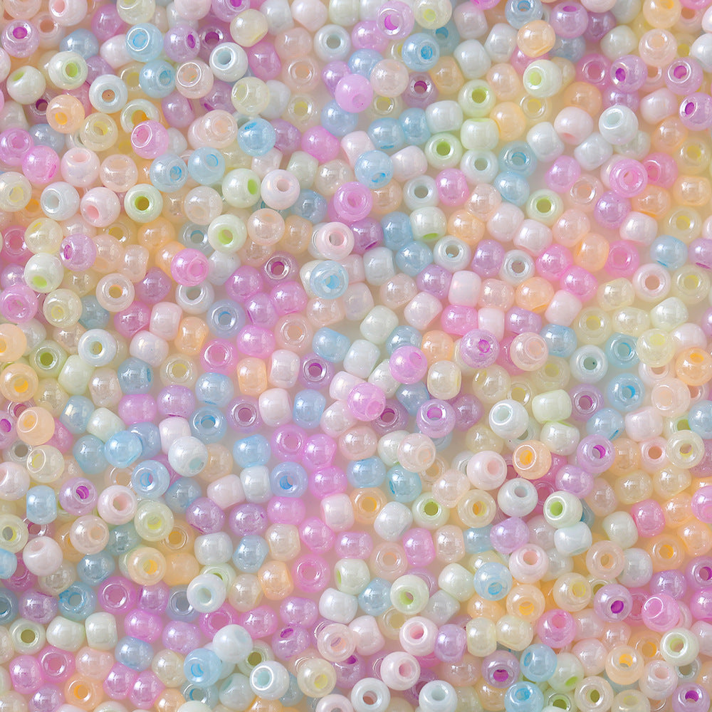Czech Seed Glass Beads 4mm Glossy Pastel Colors 300pcs 2