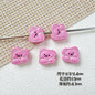 Rabbit and Bear Painted Metal Beads Glossy Finish Bulk 10pcs 21