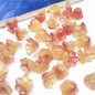 Wind Chime Flower Glass Beads 12mm Transparent Pink 50pcs 47
