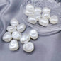 Imitation Baroque Pearl Acrylic Beads Irregular Shape ABS Plastic 100pcs 10
