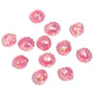 UV Plating Flying Saucer Acrylic Beads 15-17mm Metal Colored 50pcs 7