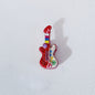 Guitar Metal Beads 17mm Punk Style 3D Enamel Alloy 10pcs 8