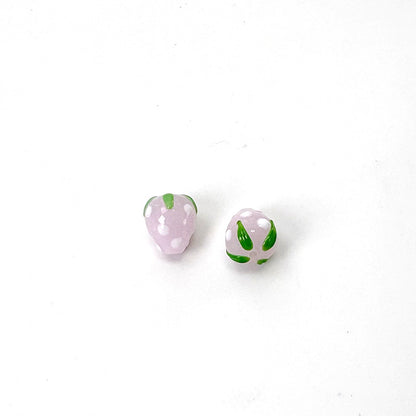 Hand Painted Enamel Glass Beads Juicy Fruit Series 1pc 11