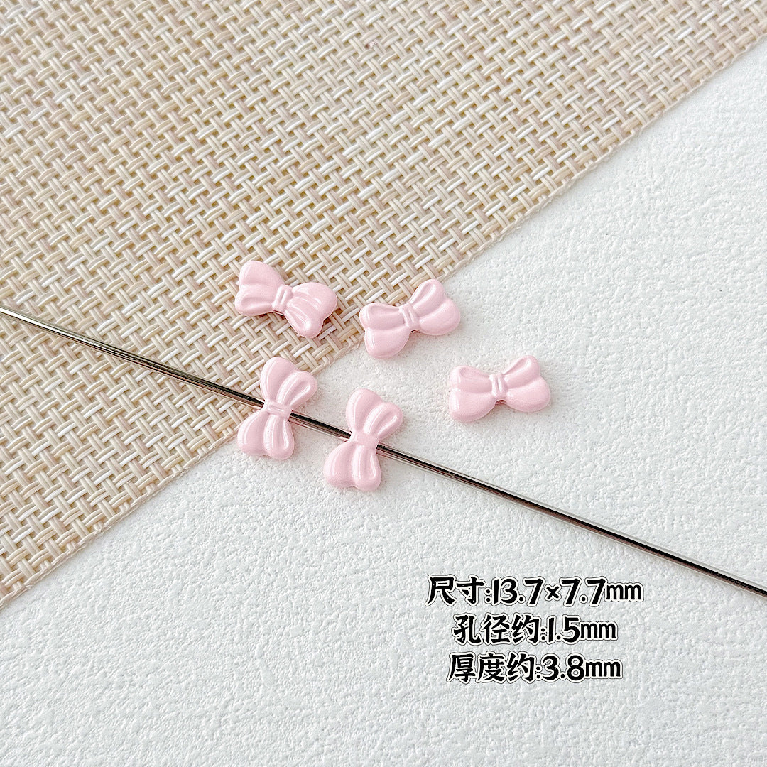 Baking Painted Christmas Tree and Bells Metal Beads 20pcs Festive Colors 4