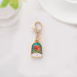 Enamel Astronaut Keychain Metal Zinc Alloy Space Theme Charm 37