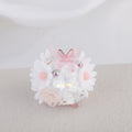 Flower Cluster Clay Beads 19mm Camellia Butterfly Bubblegum 6pcs 6