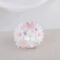 Flower Cluster Clay Beads 19mm Camellia Butterfly Bubblegum 6pcs 6