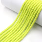 Flat Clay Beads 6mm Solid Color Smooth Polymer Disc 10strands 16