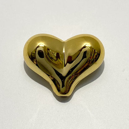 UV Plating Heart Acrylic Beads 22mm Metallic Colorful 20pcs 7
