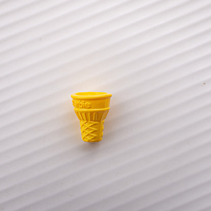 Painted Cone Acrylic Beads 20mm Solid Creamy Colors 5pcs 14