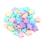 Macaron Acrylic Beads Mixed Shapes Pastel Colors 100pcs 22