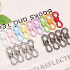 Alloy Knot Shaped Connectors 35mm Mixed Colors 10pcs