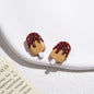 Painted Popsicle Acrylic Beads 20mm Colorful Drip Design 50pcs 8