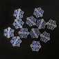 Transparent Aurora Laser Acrylic Beads Iridescent Mixed Shapes 2pcs 35
