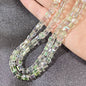 Square Transparent Glass Beads 8mm Clear Iridescent Shine 50pcs 21