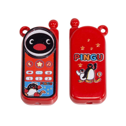 Hello KT & Pingu Phone Acrylic Square Beads 40mm 10pcs 14