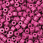 Cream Colored Pony Beads Acrylic 6mm Matte Wide Hole 50pcs 9