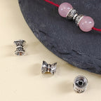 Alloy Lotus Pedestal Bead Caps 6mm 8mm Double-Sided 100pcs 3