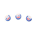 Flat Clay Beads 10mm Clown Anime Colorful Polymer 100pcs 5