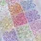 Ice Transparent Round Glass Beads 8mm Pastel Frosted Glow 100pcs