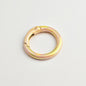 Alloy Iridescent Plating Spring Key Rings 20mm and 25mm 10pcs 10