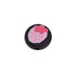 Flat Acrylic Beads 17mm Black Pink Strawberry Printed 20pcs 8