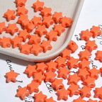 Glow Star Acrylic Beads 11mm Glossy Vibrant Colors 50pcs 6