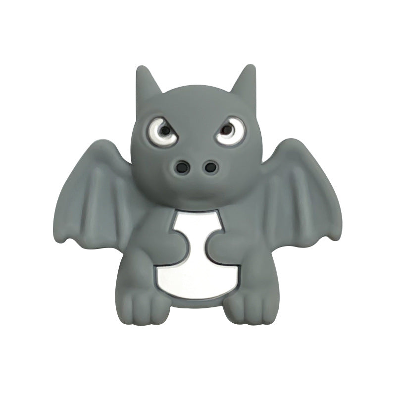 Silicone 3D Focal Beads Small Dragon Detailed Wings 20pcs 7