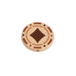 Flat Acrylic Beads 31mm Texas Chip Card Suits Printed 10pcs 13