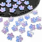 Czech Glass Beads Cherry Blossom 10mm Iridescent Pastel 50pcs 13