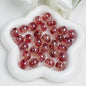Clear Round Acrylic Beads 12mm 16mm Gold Foil Filled 40pcs 9
