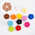 Acrylic Flower Spacer Beads 15mm Stackable 50pcs 3