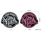 Silicone Focal Beads Proud Member Salty Bitch Club Script 20pcs 2