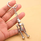 Articulated Alloy Robot Keychain Industrial Design Charm