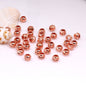 Brass Round Metal Beads 2.5-8mm Spiral Textured 100pcs 7