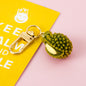 Plastic Fruit Keychain Colorful Glossy Charm Fun Summer Theme 7