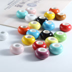 Ceramic Round Spacer Beads 16mm Solid Color 20pcs 6