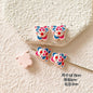 Candy Clown Metal Beads Colorful Painted Alloy 10pcs 23