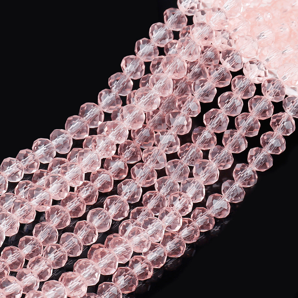 Transparent Faceted Glass Beads 10mm Colorful Mixed 136pcs 24