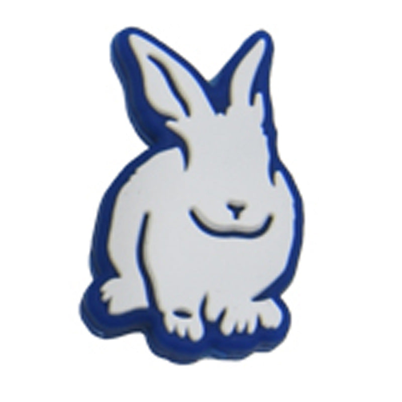 Silicone Focal Beads Easter Bunny Egg Chicken Round 20pcs 11