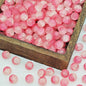 Frosted Round Glass Beads 10mm Muted Pastels Earth Tones 50pcs 12