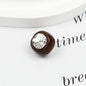 Painted Butterfly and Bear Acrylic Beads Imitation Zirconia Embedded 6pcs 13