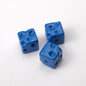 Painted Square Acrylic Beads 14mm Colored Baking Cheese Style 100pcs 10