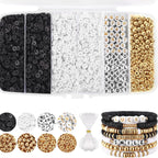 Heishi Clay Beads 6mm Multicolor Smooth Matte Polymer 1box 4
