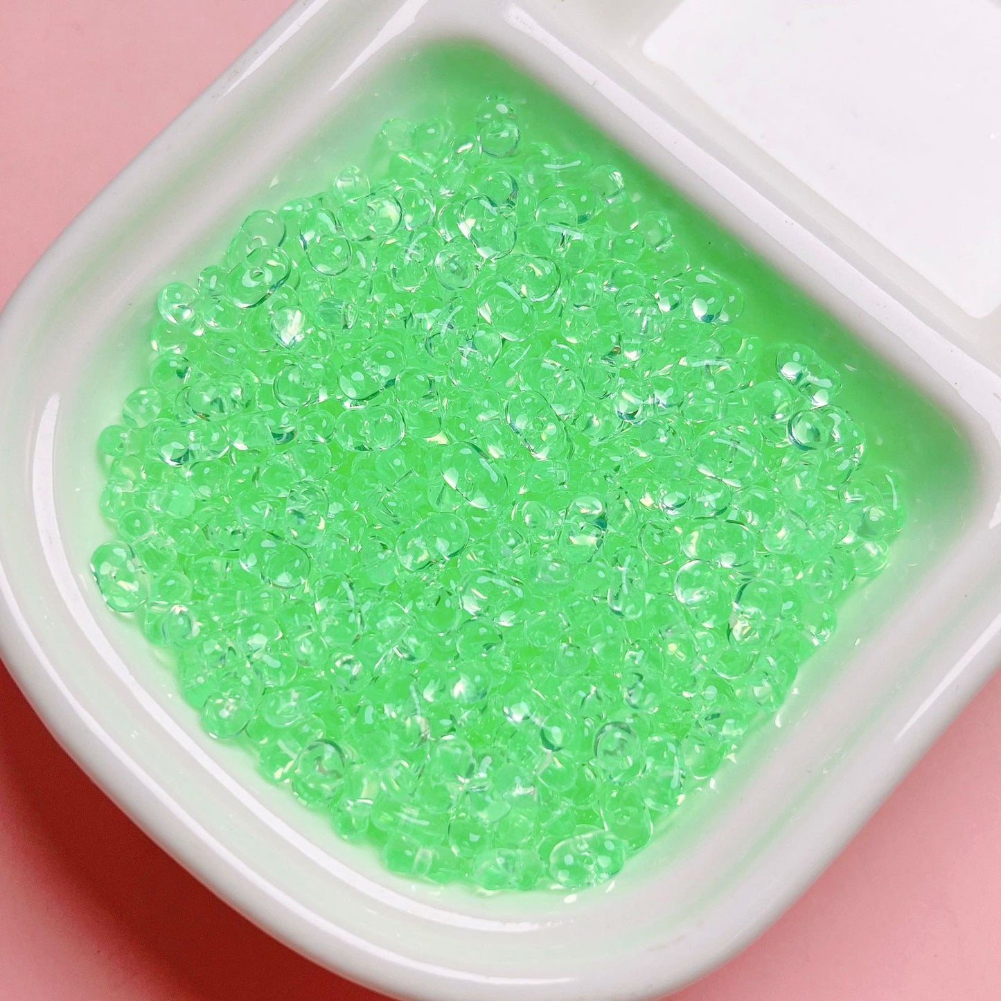 Clear Peanut Shaped Acrylic Beads 4x6.5mm Candy Series 200pcs 11