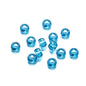 Clear Pony Beads 9mm Large Hole Translucent Plastic 300pcs 7