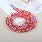 Mermaid Round Glass Beads 6mm Matte Pastel Jewel Tones 40pcs 43