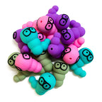 Silicone 3D Focal Beads Caterpillar Segmented Body Glasses 20pcs 4
