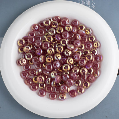 Resin Round Spacer Beads 10mm Plating Glossy 20pcs 13