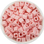 Solid Color Rounded Square Acrylic Beads 7mm Large Hole 100pcs 16